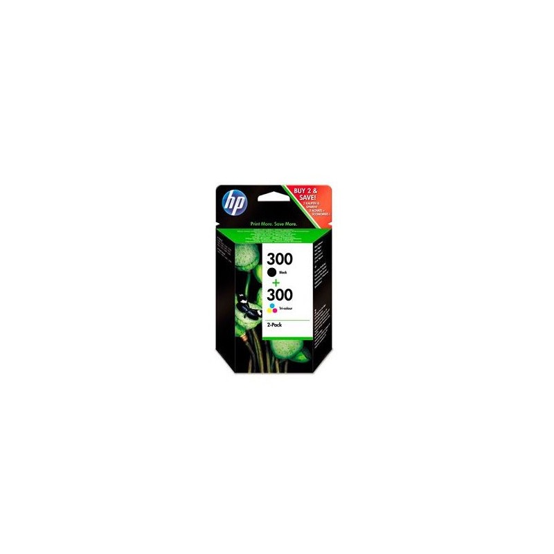 CARTUCHO HP 300 NEGRO + TRICOLOR MULTIPACK