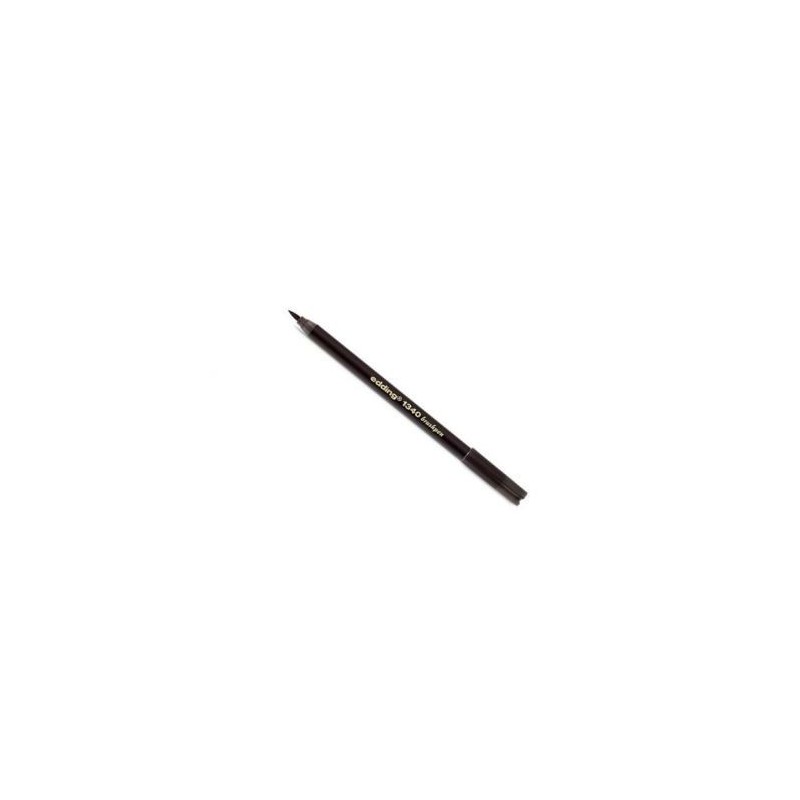 ROTULADOR EDDING 1340 CON PUNTA DE PINCEL NEGRO