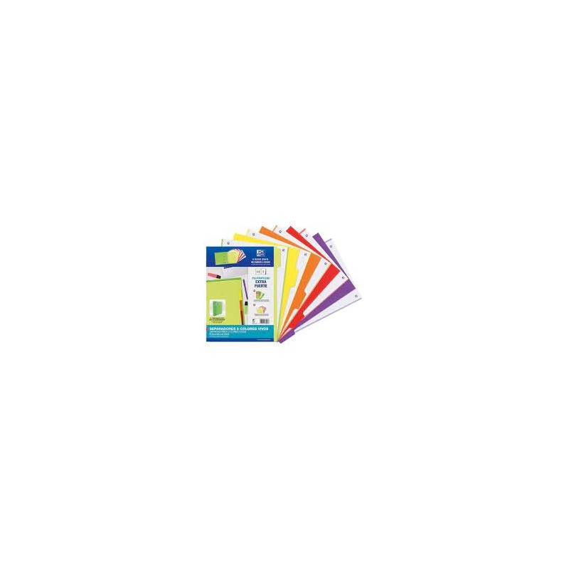 SEPARADORES OXFORD PP 500 MICRAS A4 5 POSICIONES V