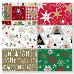 PAPEL DE REGALO ROLLO 070x2 NAVIDAD 480008