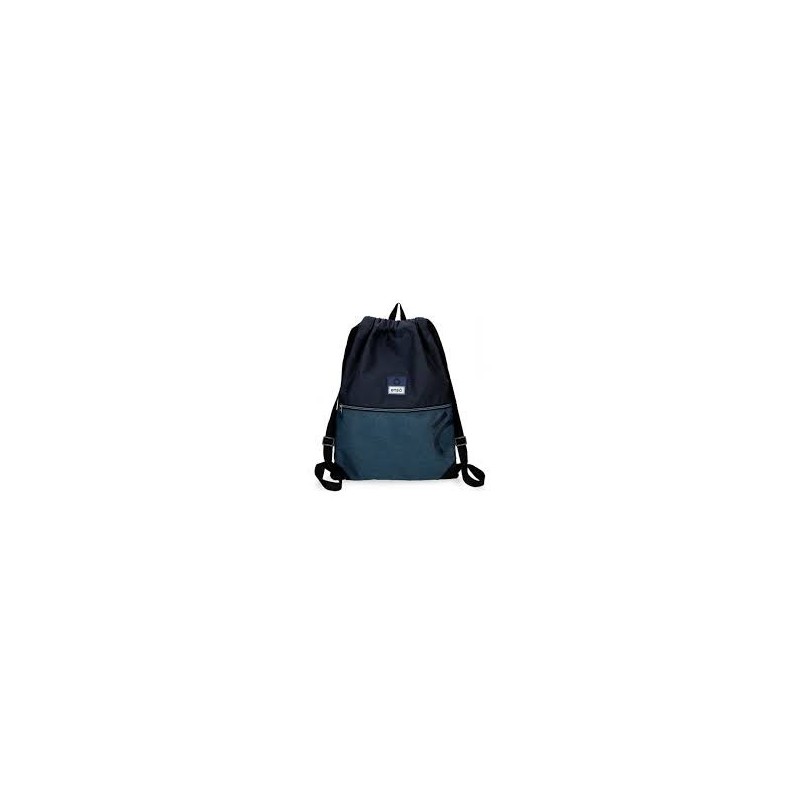 GYM SAC CON CREMALLERA ENSO BLUE