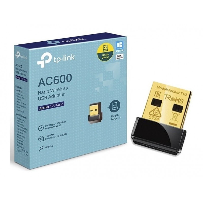 WIFI TP-LINK ADAPTADOR USB AC600 NANO