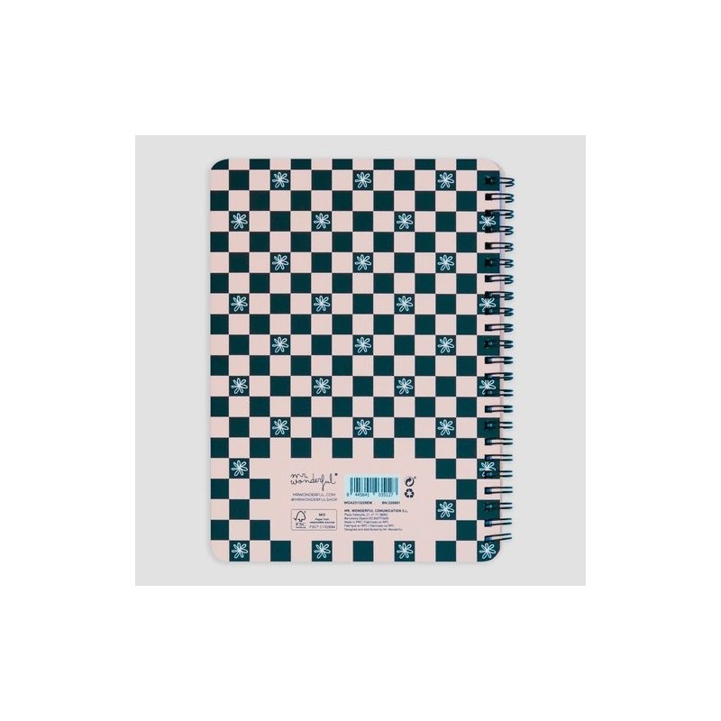 CUADERNO A5 FESTIVAL PINK AND BLACK - GO WITH THE.