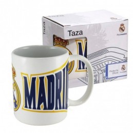 TAZA CERAMICA REAL MADRID CAJA