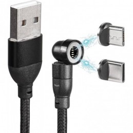 CABLE MICRO USB/USB 2.1A MAGNETICO