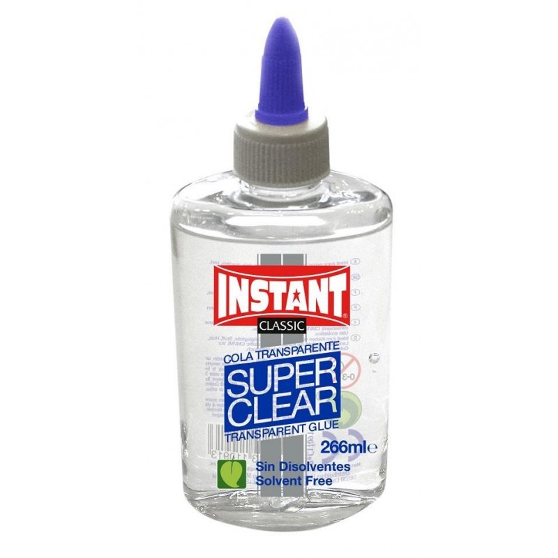 COLA TRANSPARENTE SUPER CLEAR 266ML (SLIME)