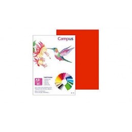 CARTULINA CAMPUS A3 180G ROJO / 50U