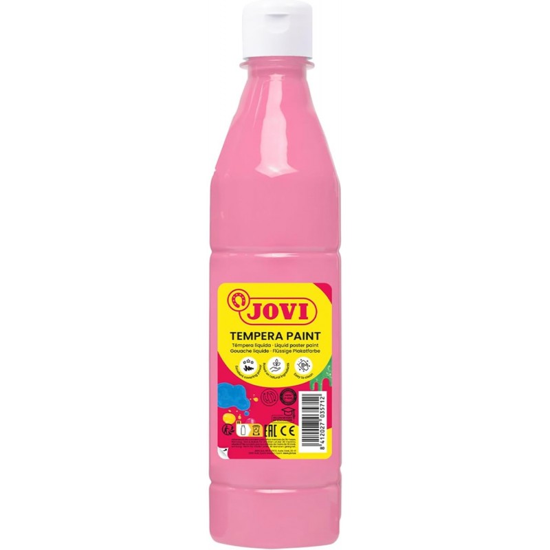 TEMPERA LIQUIDA JOVI BOTELLA 500ML ROSA