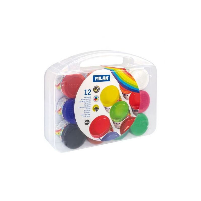 ESTUCHE TEMPERA 12 COLORES 40ML SURTIDOS