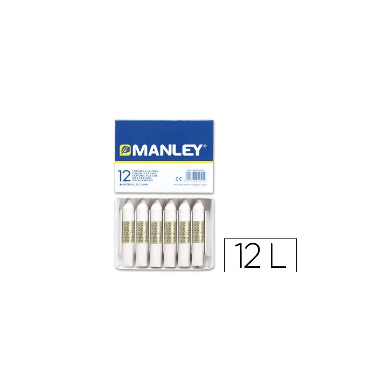 CERA MANLEY NUMERO 01 BLANCO