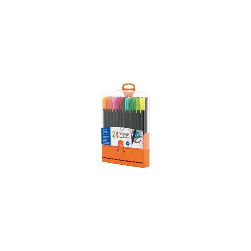ROTULADOR PLUS EXTRAFINO CAPSU 24 COLORES