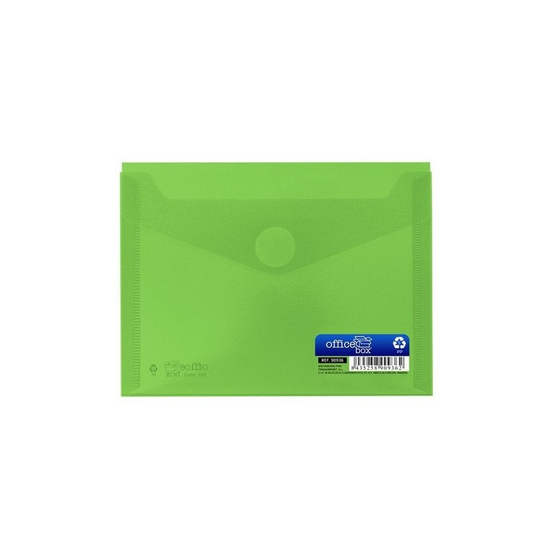 SOBRES CIERRE V-LOCK A6 160x120MM VERDE
