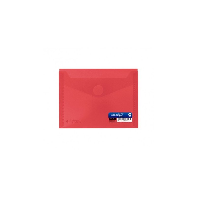 SOBRES CIERRE V-LOCK A6 160x120MM ROJO