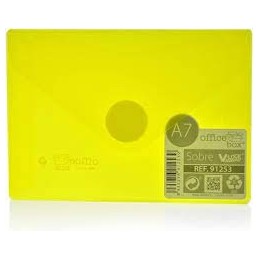 SOBRES CIERRE V-LOCK A7 120x85MM AMARILLO