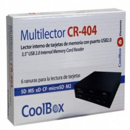 LECTOR DE TARJETAS COOLBOX CR404
