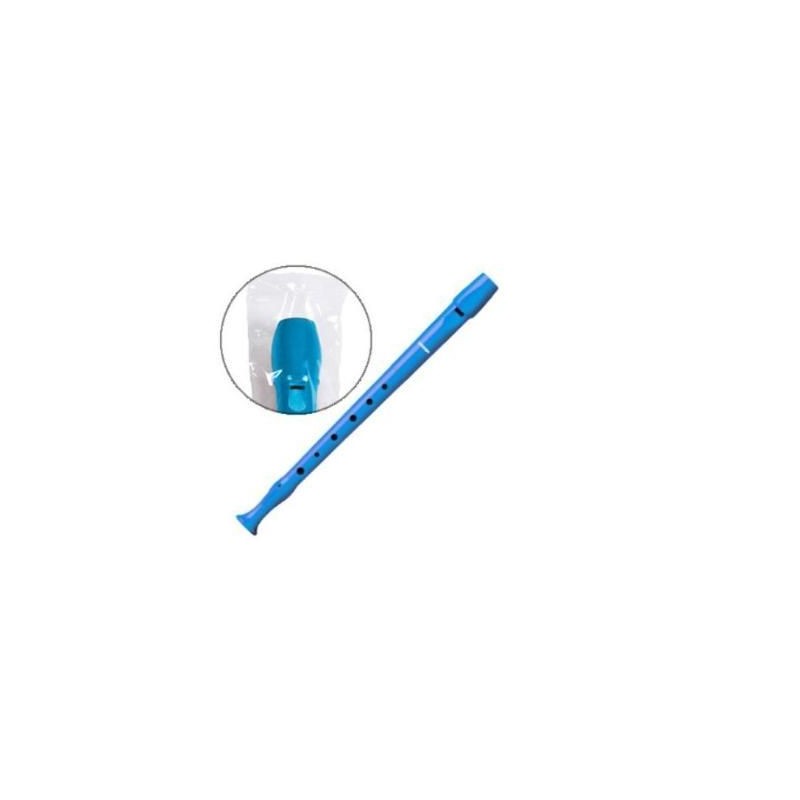 FLAUTA HOHNER PLASTICO COLOR AZUL CLARO