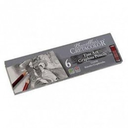 ESTUCHE METALICO 6 LAPICES FINE ART GRAP
