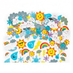 TIEMPO METEOROLOGICO FOAM ADHESIVA SURTIDO 96 UNID