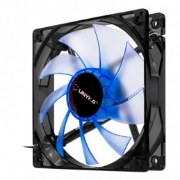 VENTILADOR 12CM UNYKA 1.100 RPM TRANSPARENTE