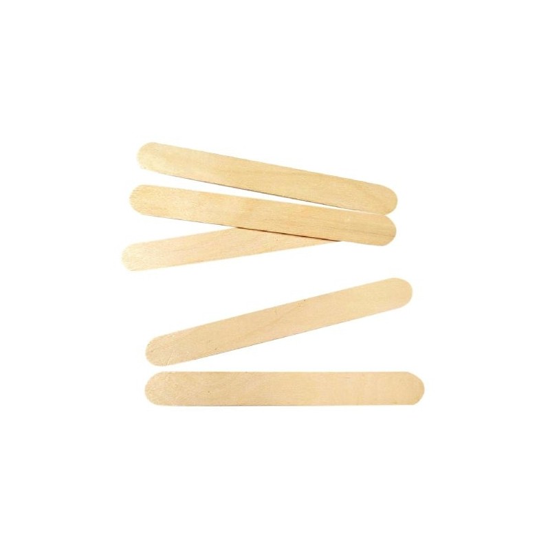 PALILLOS DE MADERA NATURAL PLANOS 9.3x1cm