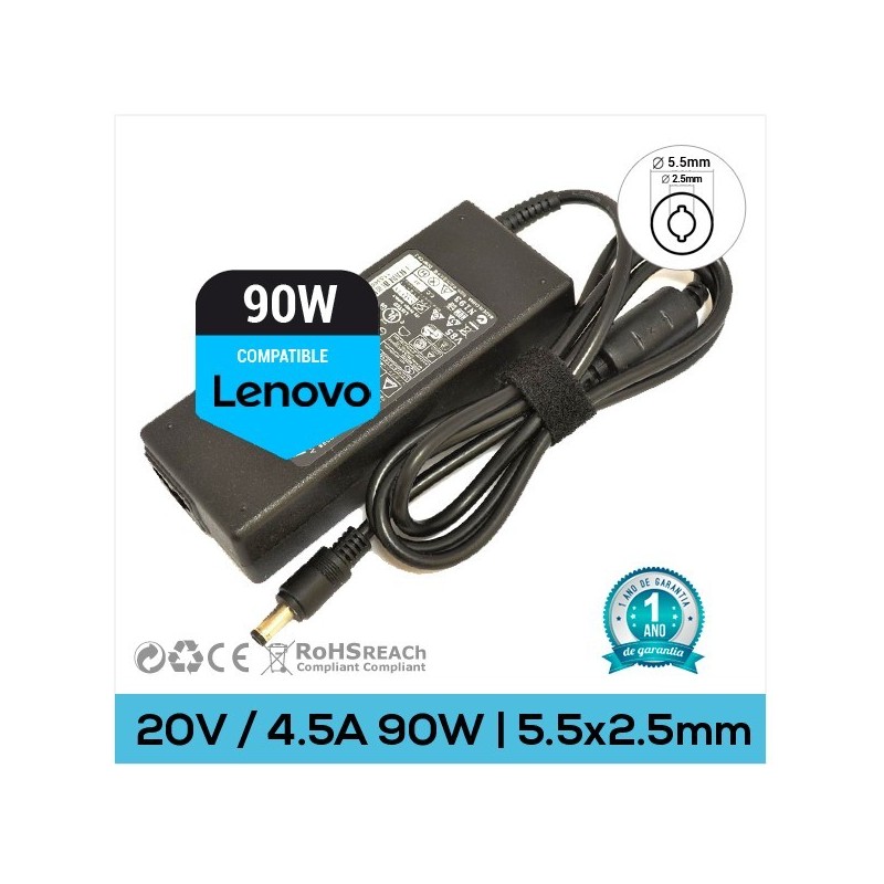 CARGADOR LENOVO 20V 4.5A 5.5*2.5MM 90W