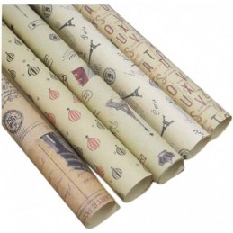 PAPEL REGALO ROLLO 070x2 KRAFT TODO AÑO 480009
