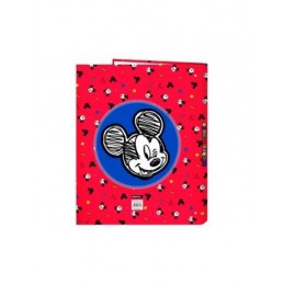 CARPETA CARTON FOLIO 4 ANILLAS MIXTAS MICKEY MOUSE