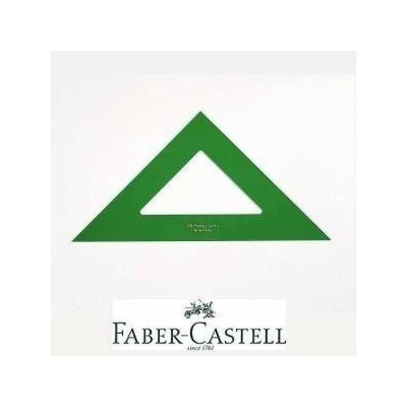 ESCUADRA FABER 21CM VERDE 566-21