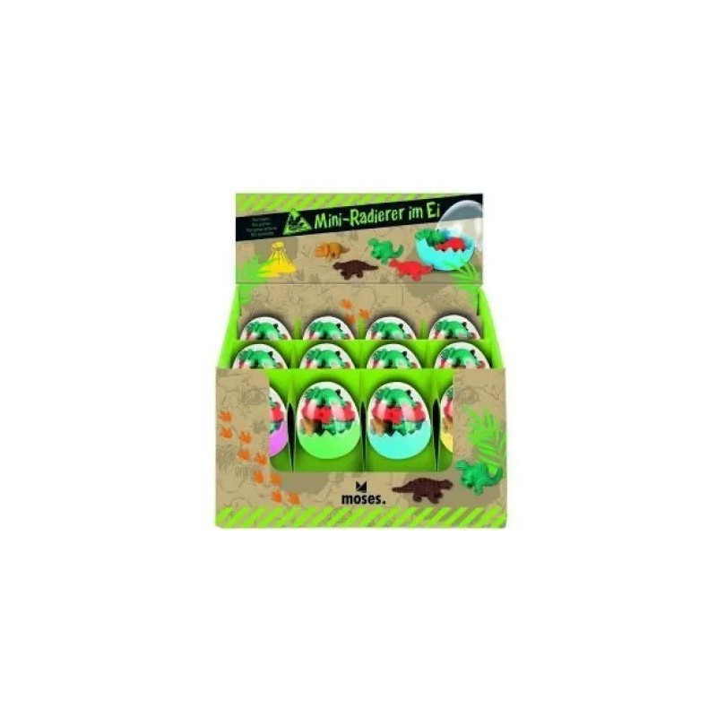SET GOMAS HUEVO DINOSAURIOS SURTIDAS