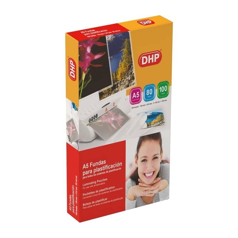 FUNDA PLASTIFICAR DHP 80MIC A5 154x216MM
