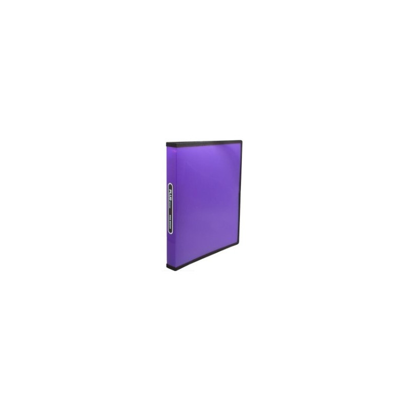 CARPETA PP PLUS A4 4A/5 AZUL RAYADO VIOLETA