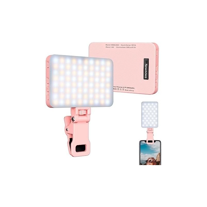 LED RECARGABLE CLIP 3 MODOS DE ILUMINACIÓN