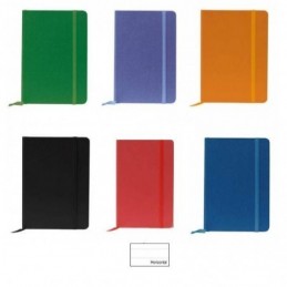 LIBRETA A5 C/GOMA 96H 80GR C/ BOLSILLO