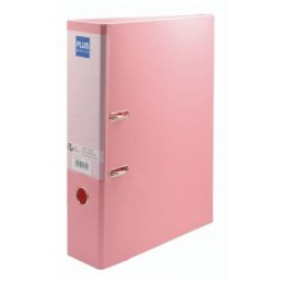 ARCHIVADOR PLUS.3 F. 80MM ROSA PASTEL