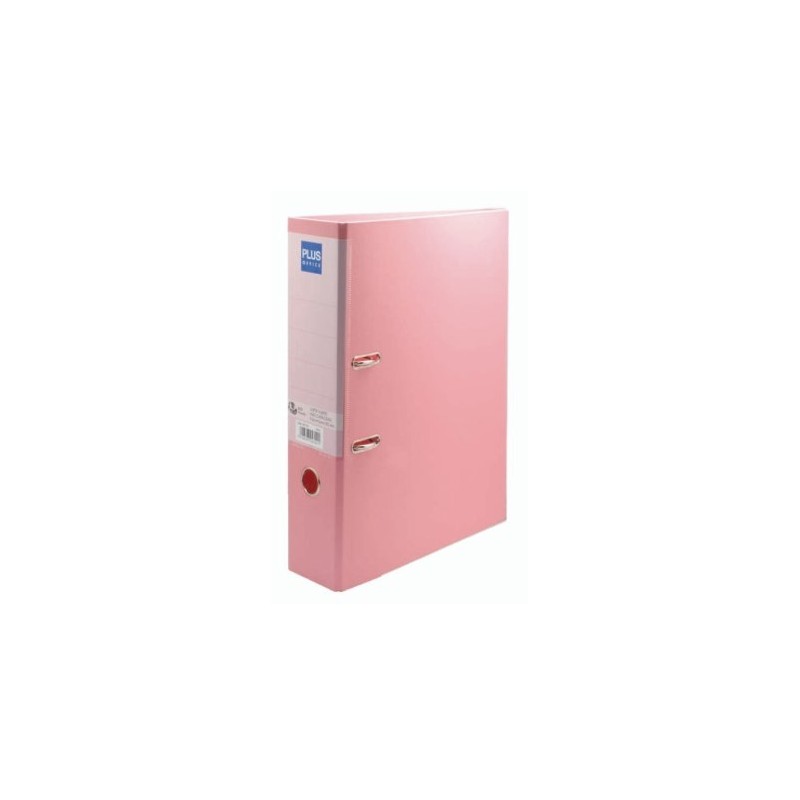 ARCHIVADOR PLUS.3 F. 80MM ROSA PASTEL