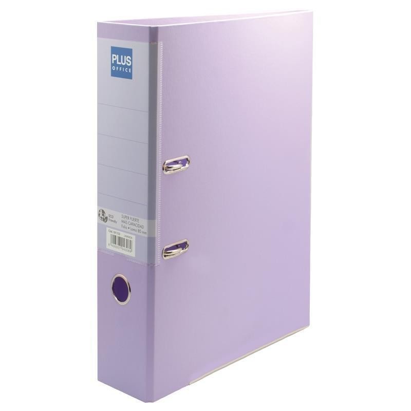 ARCHIVADOR PLUS.3 F. 80MM VIOLETA PASTEL