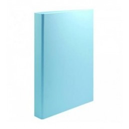 CARPETA PLUS PP/C FOLIO 4A/25 AZUL PASTEL