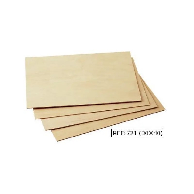 TABLERO MARQUETERIA 30X40 3MM