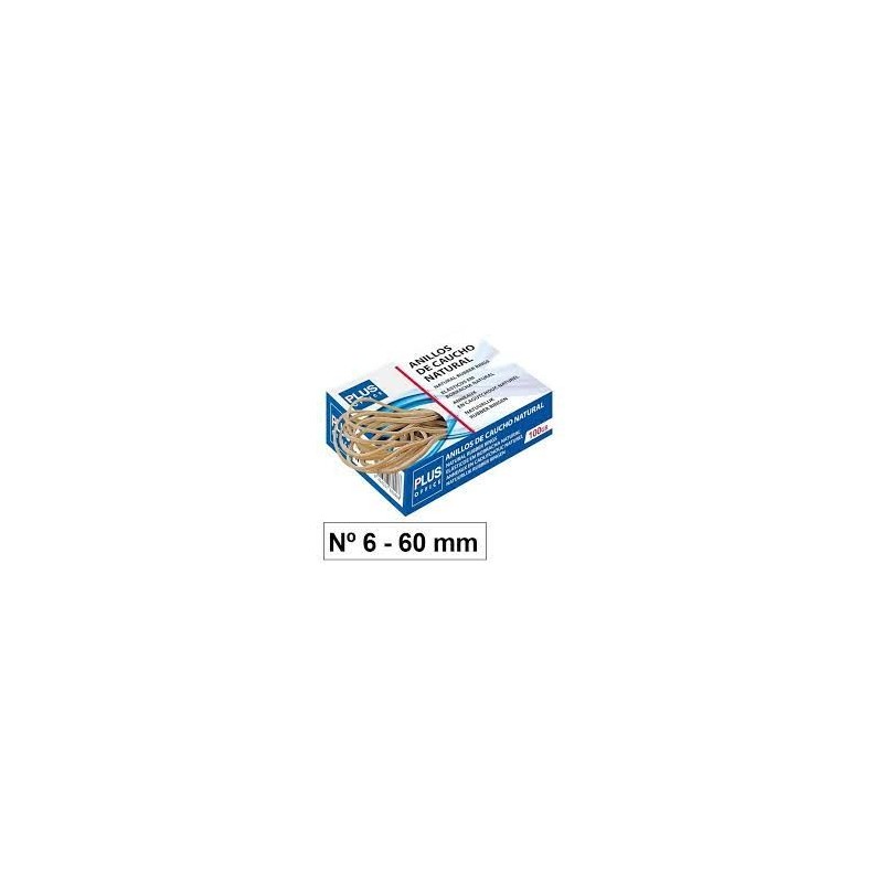 GOMAS ELASTICAS (ARILLOS CAUCHO) 100GR NUMERO 6