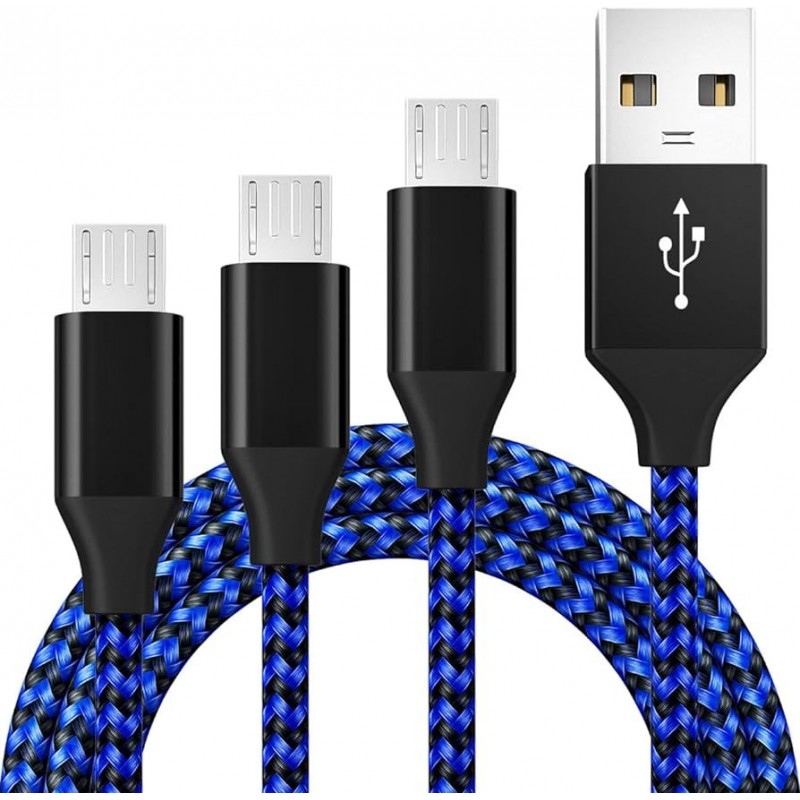CABLE USB / TIPO MICRO USB A 3MTS CARGA RAPIDA