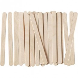PALILLOS MADERA NATURAL PLANOS 9.3x1CM (50UDS)