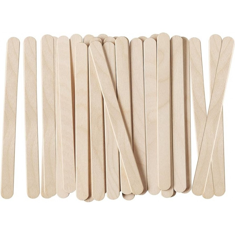 PALILLOS MADERA NATURAL PLANOS 9.3x1CM (50UDS)