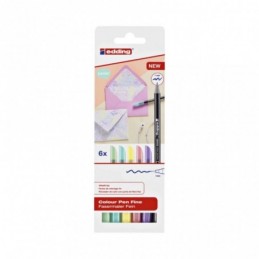 ROTULADOR EDDING 1200 PASTEL/6UDS
