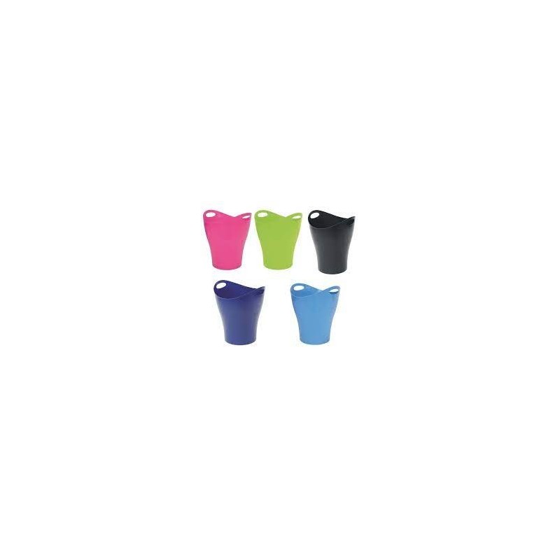PAPELERA PLAST OVALADA ROSA