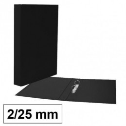CARPETA CARTON PLUS FOLIO 2A/25 NEGRO