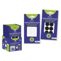 PUNTOS ADHESIVOS DE VELCRO 10UDS
