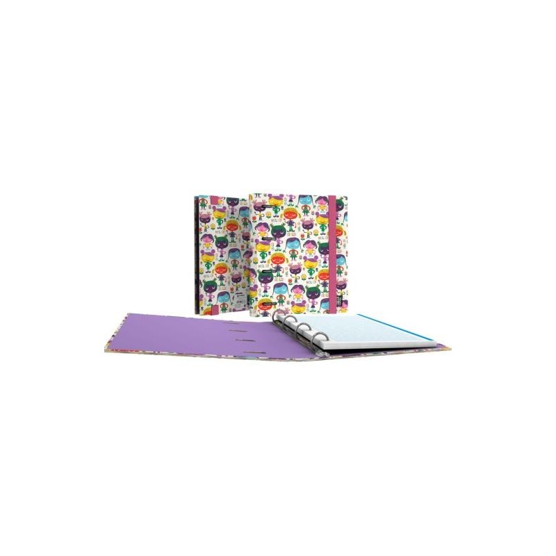 CARPEBLOCK 4 ANILLAS 25MM A5 BITS&BOBS 23 HELLO