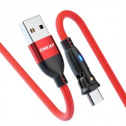 CABLE USB C 3.0 CON LED ROJO