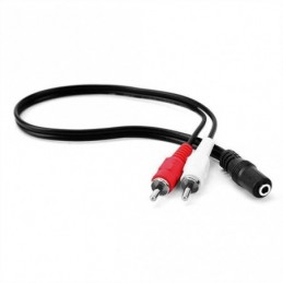 CABLE AUDIO JACK 3.5HEMBRA / 2XRCA MACHO