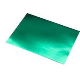CARTULINA METALIZADA VERDE PLIEGO